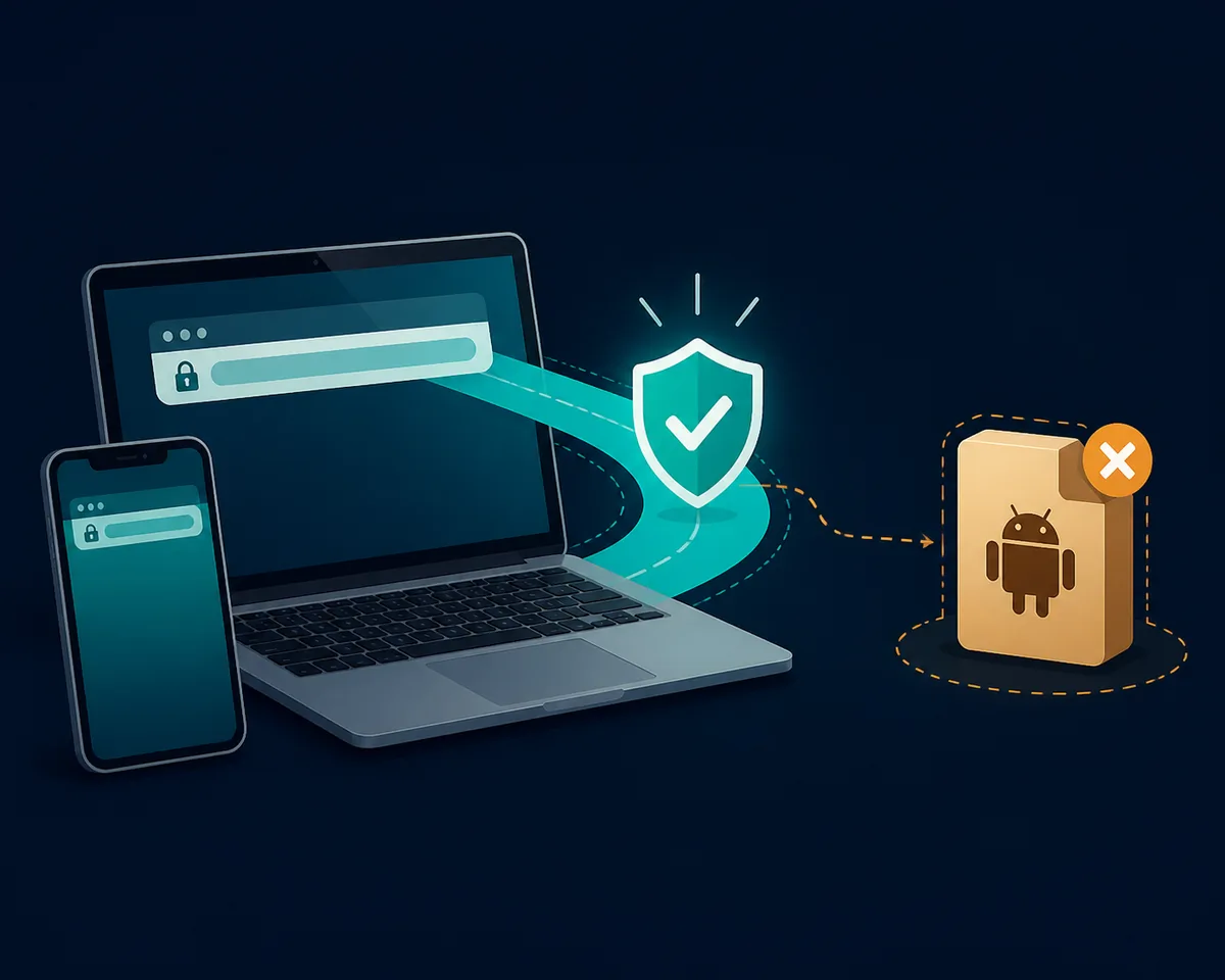 Ilustração não oficial para verificar o site da Cinemana no celular e no computador